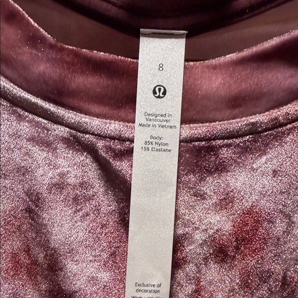 lululemon athletica Velvet Sweatshirt and matching pants. Rose - Picture 2 of 9